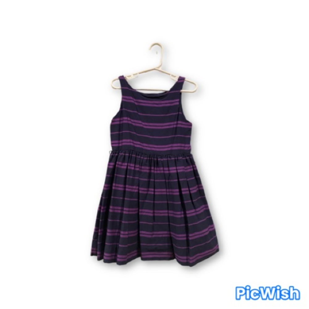 Polo Striped Dress with Belt